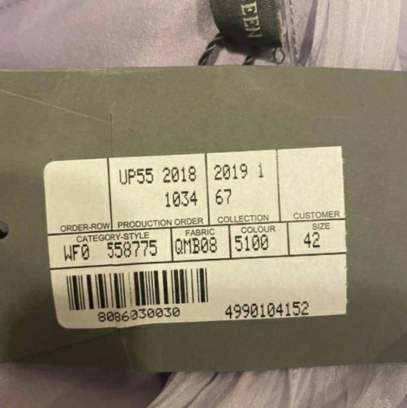 Alexander MQueen One Shoulder Silk Chiffon - Picture 12 of 16